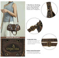 Hobo Handbag for Women(10.6" x 4" x 5.9") Large Leopard Print Everyday Crossbody Shoulder Bag with Zip Closure, Casual Everyday Hobo, Accessories For Women, Purses, Crossbody Bag, Everyday Bag