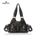 Women's Stylish Small Crossbody Purse (11.4"x4.4"x7") - Leather-Textured Vegan Leather Multi-Pocket Zipper Tote, Casual Shoulder Bag, Trending Everyday Bags for Women Summer Accessory, Stylish Bag, Accessories For Women