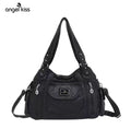 Women's Large Faux Leather Multipocket Hobo Satchel(14.2" x 4.8" x 9.5") - Adjustable Strap Lightweight Convertible Shoulder Bag, Cross Body Bag, Handbag, Purse, Everyday Tote, Cross Body Bags