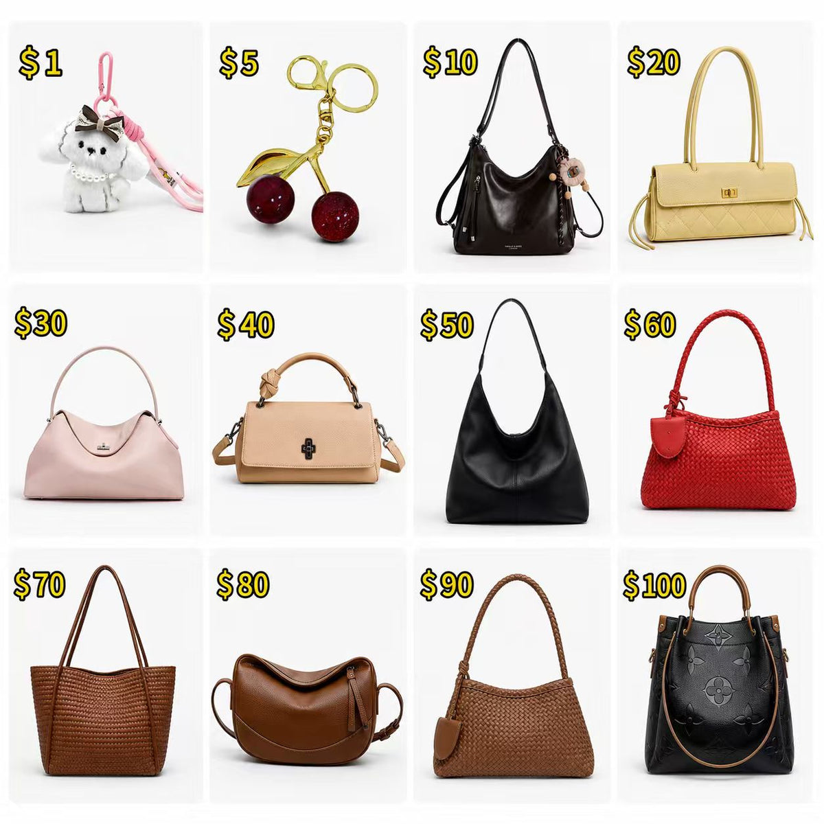 【Selax Gags 】 Fashionable Women's Handbag Sets (arrive about 7-15days)