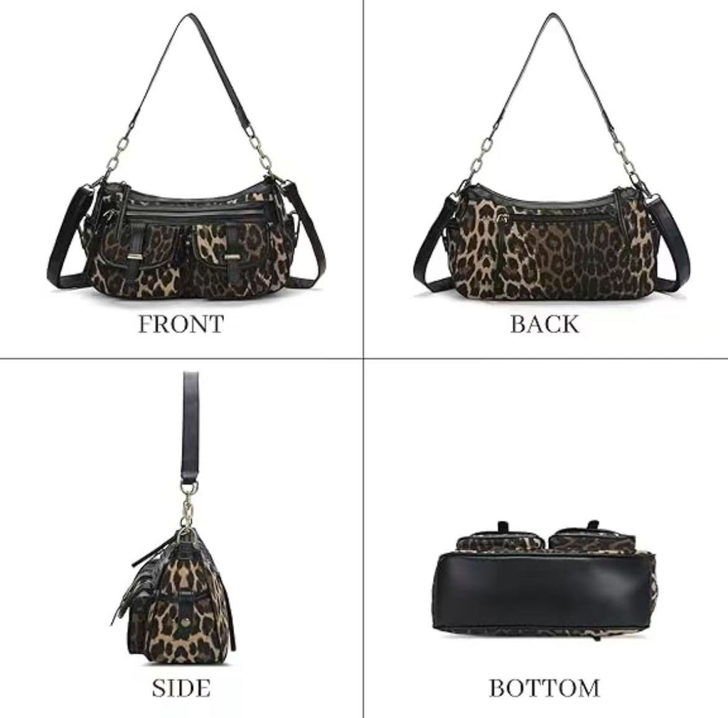 Women's Crossbody Hobo Bag, Casual Vegan Leather Shoulder Purse with Adjustable Strap and Multiple Pockets, Everyday Handbag, Purses, Shoulder Bags, Crossbody Bag