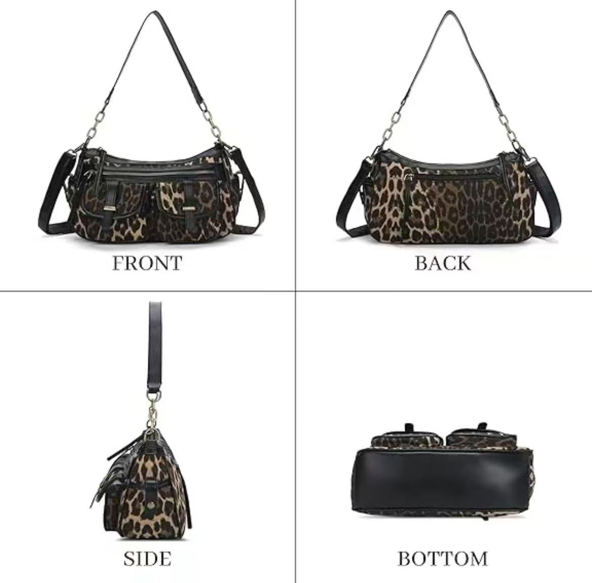 Women's Crossbody Hobo Bag, Casual Vegan Leather Shoulder Purse with Adjustable Strap and Multiple Pockets, Everyday Handbag, Purses, Shoulder Bags, Crossbody Bag