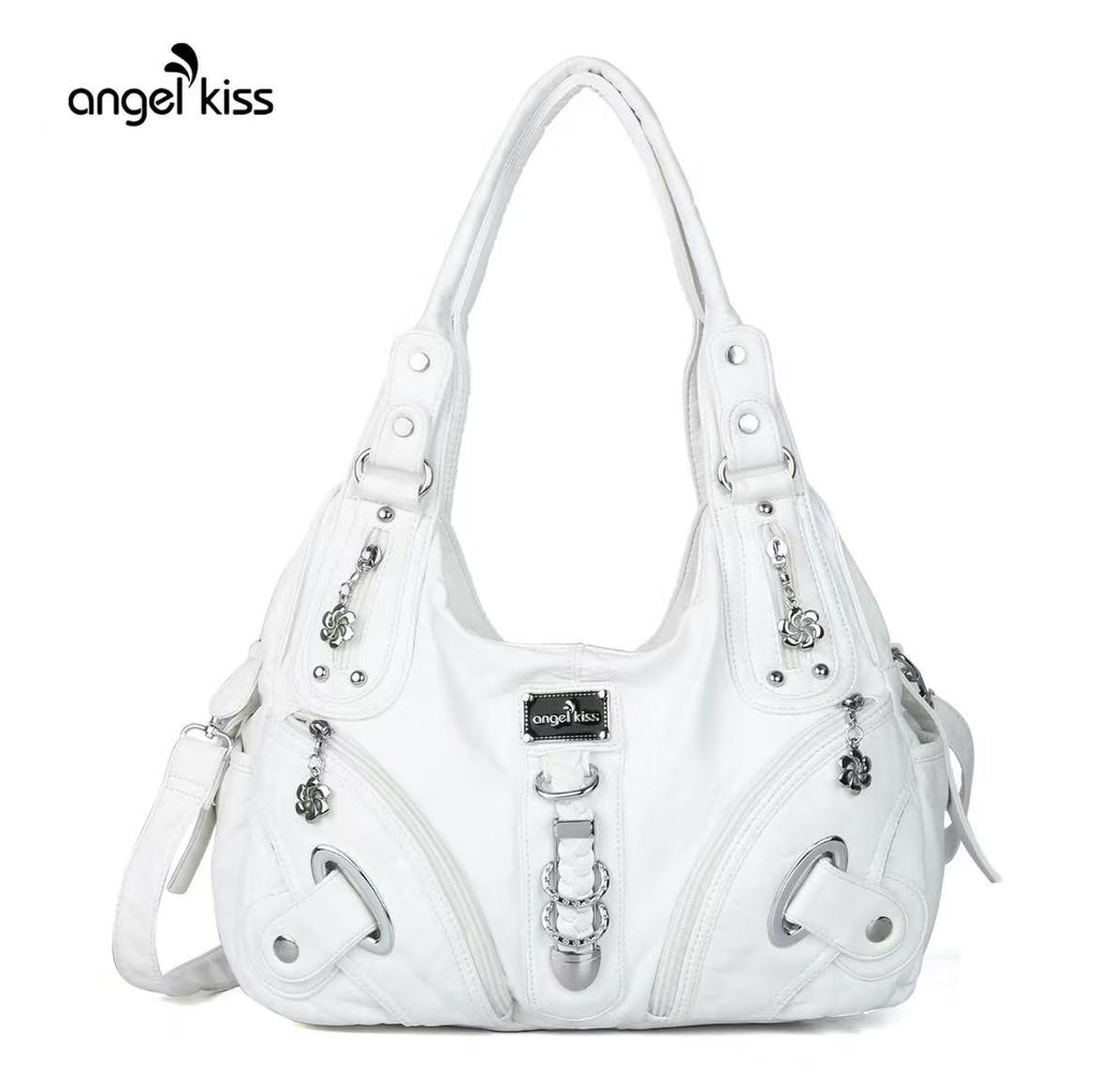 Vintage Crossbody Bag(14" x 5" x 13") - PU Hobo Tote Satchel, Lightweight Elegant Convertible Shoulder Bag, Stylish Women's Commuter Accessory, Ideal for Summer Daily Use & Mother's Day Gifts, Stylish Crossbody Bags, Convertible Shoulder Bags