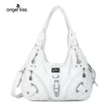 Vintage Crossbody Bag(14" x 5" x 13") - PU Hobo Tote Satchel, Lightweight Elegant Convertible Shoulder Bag, Stylish Women's Commuter Accessory, Ideal for Summer Daily Use & Mother's Day Gifts, Stylish Crossbody Bags, Convertible Shoulder Bags